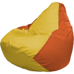 Кресло-мешок FLAGMAN Груша Мини желтый/оранжевый 