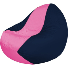 Кресло-мешок FLAGMAN Classic розовый/темно-синий 