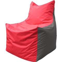 Кресло-мешок FLAGMAN Fox красный/темно-серый 
