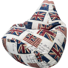 Кресло-мешок FLAGMAN Груша Макси скотчгард Британский флаг 