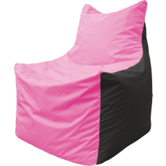 Кресло-мешок FLAGMAN Fox розовый/черный 