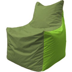 Кресло-мешок FLAGMAN Fox оливковый/салатовый 