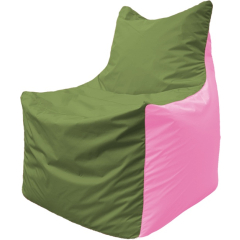 Кресло-мешок FLAGMAN Fox оливковый/розовый 