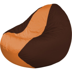Кресло-мешок FLAGMAN Classic оранжевый/коричневый 