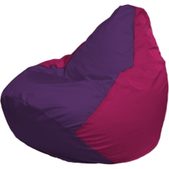 Кресло-мешок FLAGMAN Груша Мега фиолетовый/фуксия 