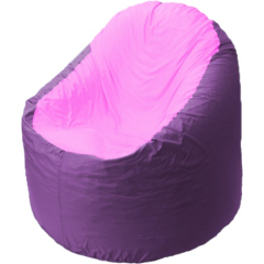 Кресло-мешок FLAGMAN Bravo фиолетовый/розовый 