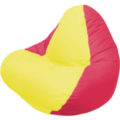 Кресло-мешок FLAGMAN Relax желтый/красный 