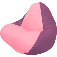 Кресло-мешок FLAGMAN Relax розовый/бордовый 