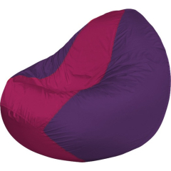 Кресло-мешок FLAGMAN Classic фуксия/фиолетовый 