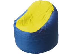 Кресло-мешок FLAGMAN Bravo желтый/синий 