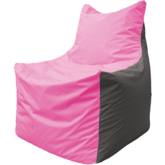 Кресло-мешок FLAGMAN Fox розовый/темно-серый 