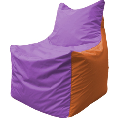Кресло-мешок FLAGMAN Fox сиреневый/оранжевый 