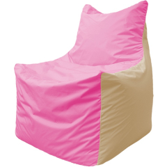 Кресло-мешок FLAGMAN Fox розовый/бежевый 