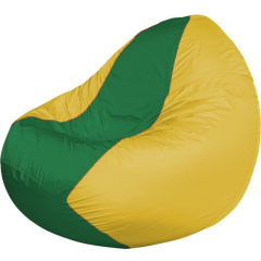 Кресло-мешок FLAGMAN Classic зеленый/желтый 