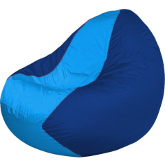 Кресло-мешок FLAGMAN Classic голубой/синий 