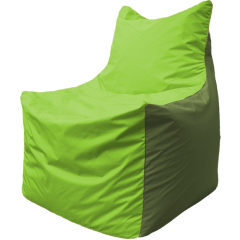 Кресло-мешок FLAGMAN Fox салатовый/оливковый 