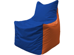 Кресло-мешок FLAGMAN Fox синий/оранжевый 