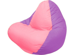 Кресло-мешок FLAGMAN Relax розовый/сиреневый 