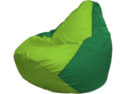 Кресло-мешок FLAGMAN Груша Мини салатовый/зеленый 