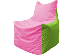 Кресло-мешок FLAGMAN Fox розовый/салатовый 