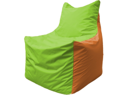 Кресло-мешок FLAGMAN Fox салатовый/оранжевый 