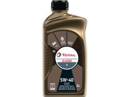 Моторное масло 5W40 синтетическое TOTAL Classic 9 1 л 