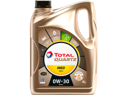 Моторное масло 0W30 синтетическое TOTAL Quartz Ineo First 4 л 