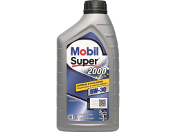 Моторное масло 5W30 полусинтетическое MOBIL Super 2000 X1 1 л 