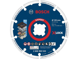 Круг алмазный 125х22 мм по металлу BOSCH X-LOCK Expert for Metal 