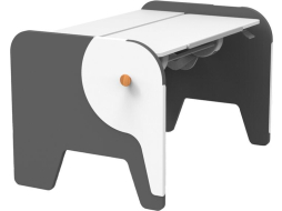 Парта растущая COMF-PRO Elephant Desk белый-серый 