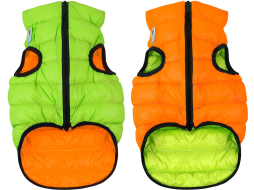 Куртка для собак AIRYVEST M 45-50 см оранжевый/салатовый 