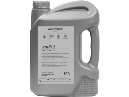 Моторное масло 0W30 синтетическое VAG Longlife III 5 л 