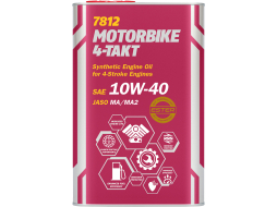 Масло четырехтактное 10W40 синтетическое MANNOL 7812 Motorbike 4-Takt