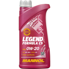 Моторное масло 0W20 синтетическое MANNOL Legend Formula C5 1 л 