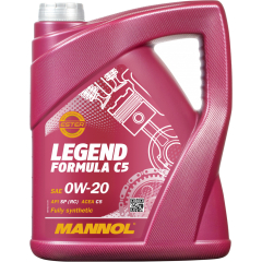 Моторное масло 0W20 синтетическое MANNOL Legend Formula C5 5 л 