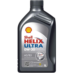 Моторное масло 0W30 синтетическое SHELL Helix Ultra A5/B5 1 л 