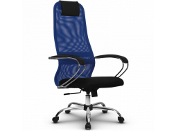 Кресло компьютерное METTA S-ВК-8 CH синий/черный