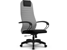 Кресло компьютерное METTA S-ВР-10 PL светло-серый/черный