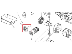 Вал-шестерня для шлифмашины ленточной WORTEX SB7575AE 