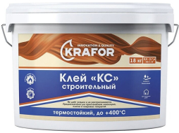 Клей монтажный KRAFOR КС термостойкий 1,5 кг