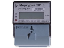 Счетчик электроэнергии однофазный МЕРКУРИЙ 201.8