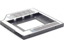 Адаптер GEMBIRD MF-95-01 для HDD/SSD в DVD-слот ноутбука