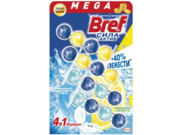 Блок для унитаза BREF Сила-Актив Лимонная Свежесть Океанский Бриз 4х50 г (9000101309447)