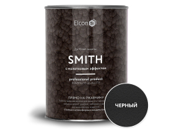 Краска кузнечная ELCON Smith с молотковым эффектом черная 0,8 кг