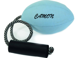 Игрушка для собак CAMON Мячик овальный с веревкой 20 см 