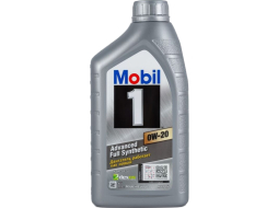 Моторное масло 0W20 синтетическое MOBIL 1 1 л 