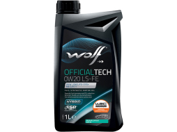 Моторное масло 0W20 синтетическое WOLF OfficialTech LS-FE