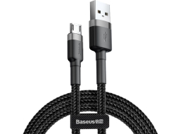 Кабель BASEUS Cafule Cable USB For Micro Gray Black 