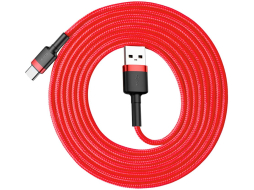 Кабель BASEUS Cafule Cable USB For Type-C Red Red 