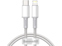 Кабель BASEUS High Density Braided Fast Charging Type-C to iP PD White 